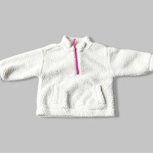 Gap Baby  Sherpa Quarter-Zip Sweatshirt 18-24 months